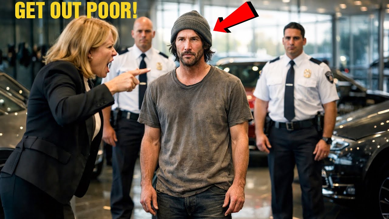 ELITE MOTORS MANAGER DISMISSES SCRUFFY CUSTOMER KEANU REEVES, THEN LEARNS HE IS HER BOSS!