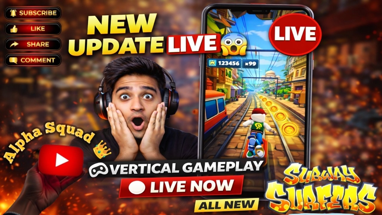 Subway Surfers 🔴 LIVE 🔴 Target 🎯 10k acoin #shorts #live #subwaysurfers #shortsfeed #nonstopgaming