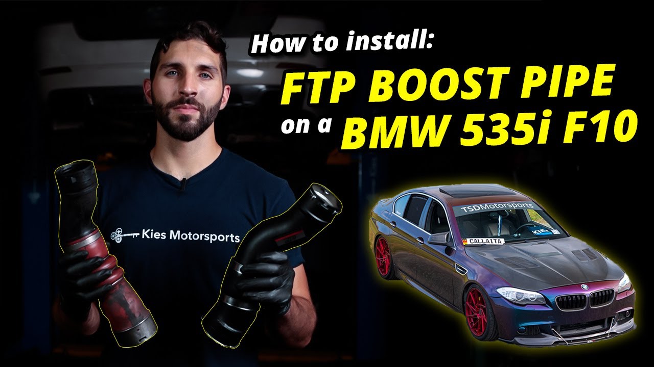 Установка турбонаддува BMW F10 535i FTP - двигатель N55 2011 - 2017, турбонаддув к интеркулеру TIC