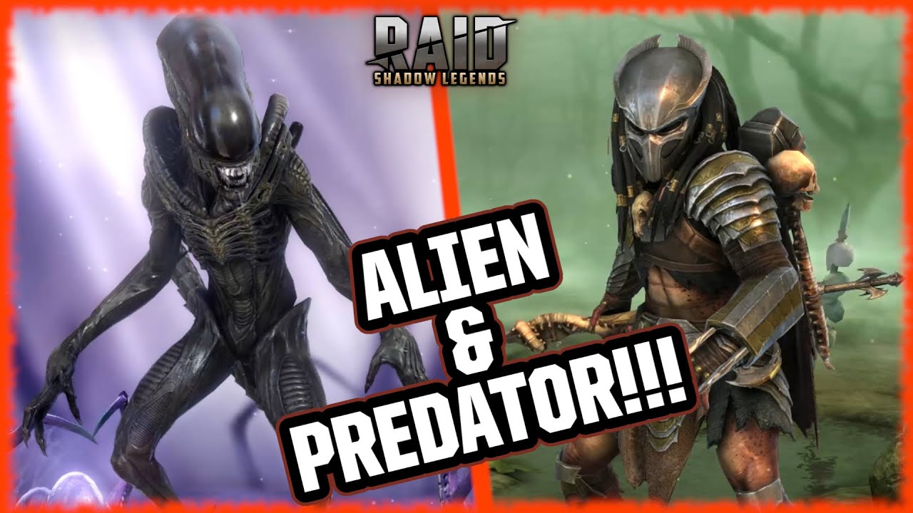 Чужой и Хищник — в Raid: Shadow Legends!!!