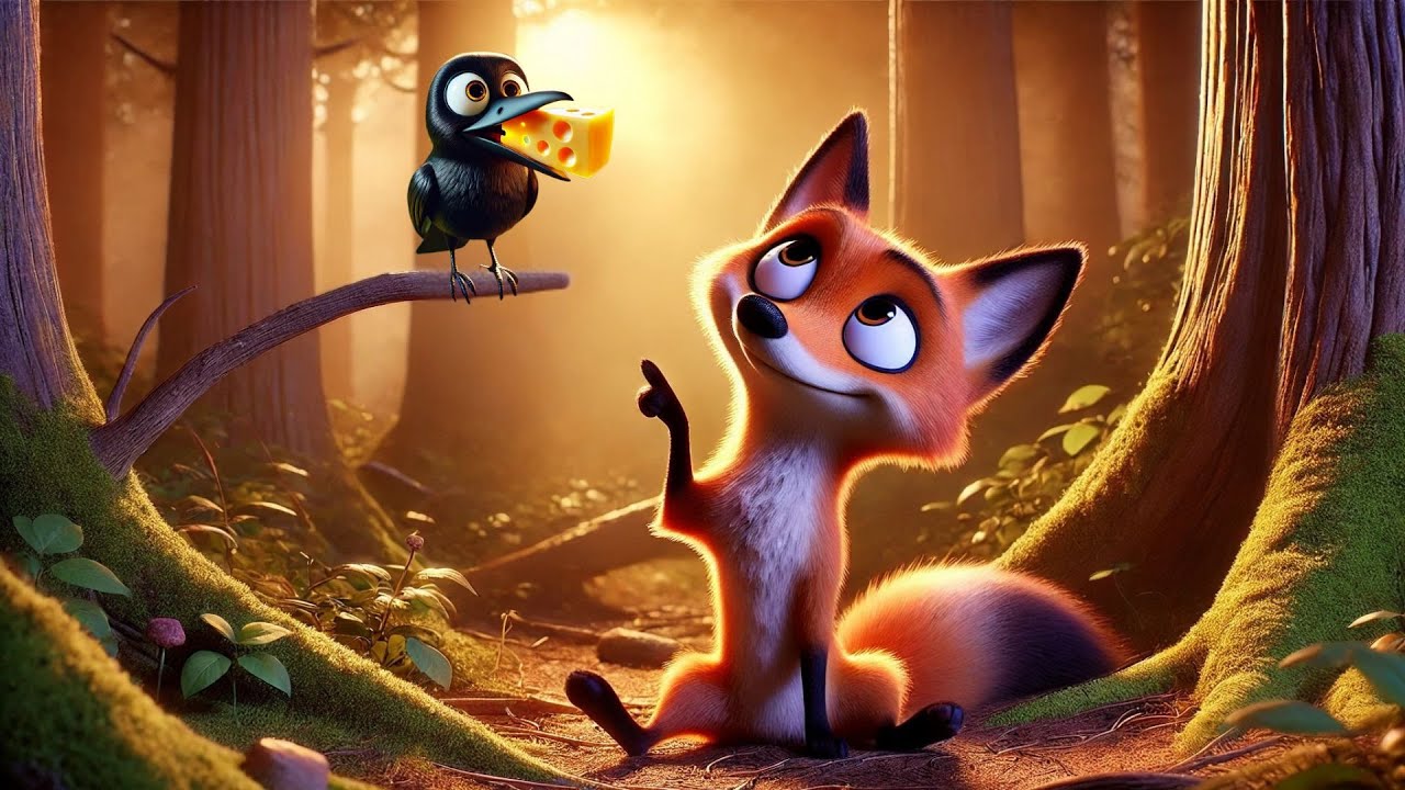 🦊🐦 Le Corbeau et le Renard 🎶 | Chanson Animée 🎤🎼 | Fable de La Fontaine ✨