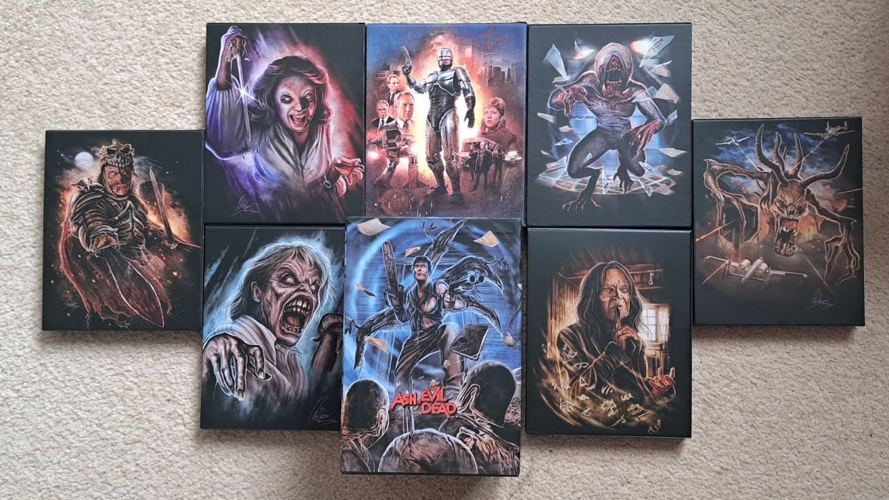 Blockbuster Boxsets The Evil Dead Collection Custom Boxset Unboxing
