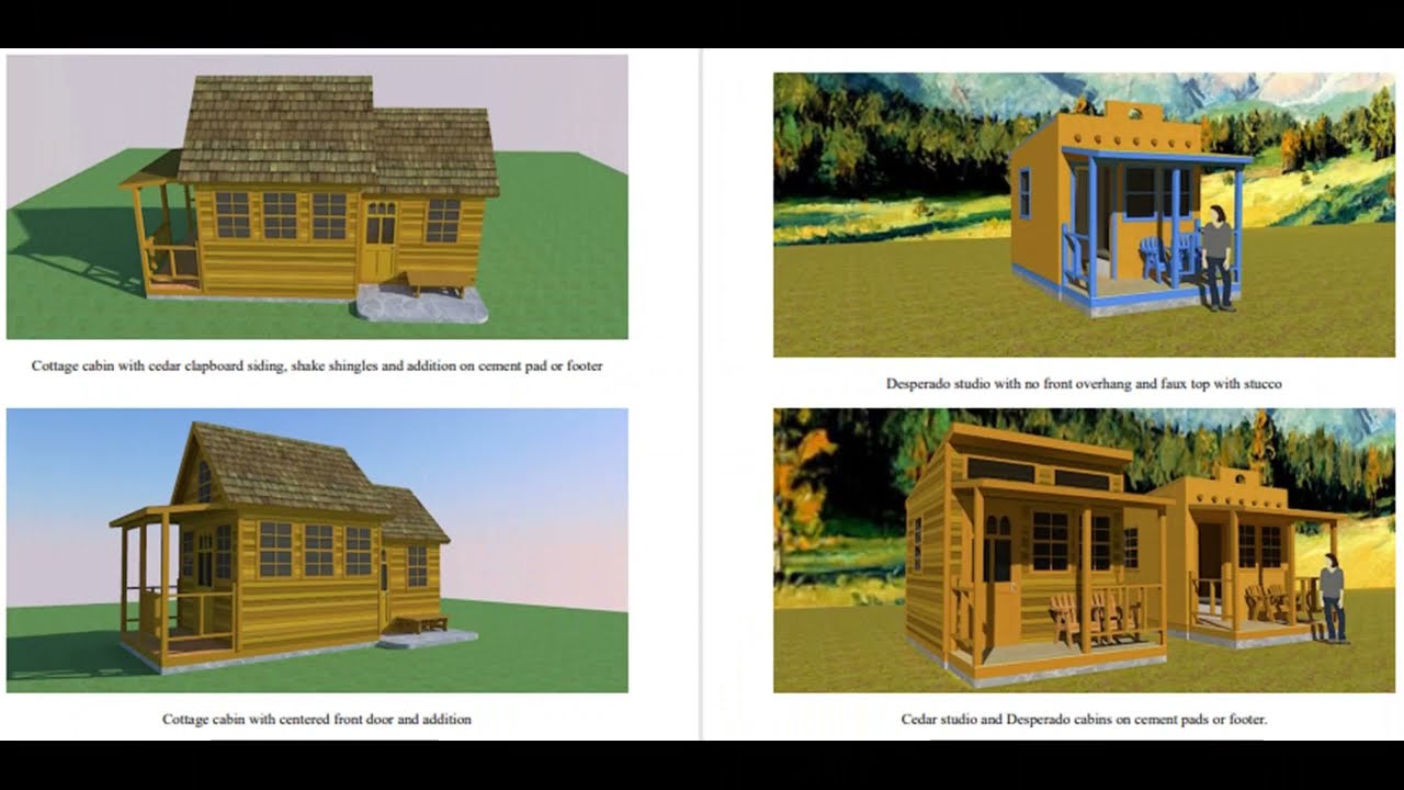 Studio Cabin or ADU Plans by Solarcabin