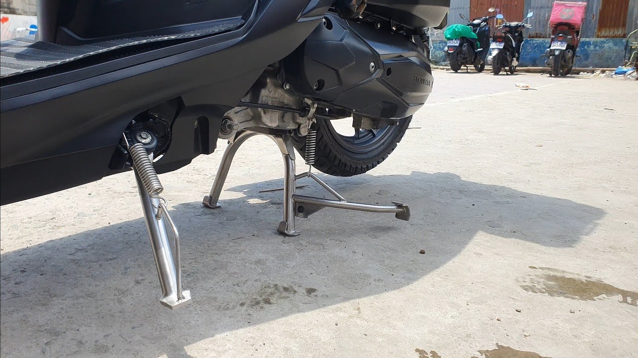 SALAYA Stainless Center Stand and Side Stand Honda Click V3