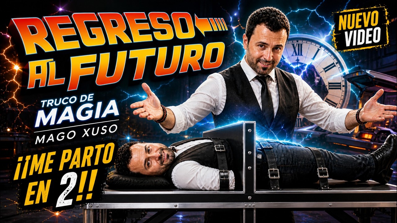 REGRESO AL FUTURO | Truco de Magia Mago Xuso &iexcl;&iexcl;ME PARTO EN 2!! MODERN ART