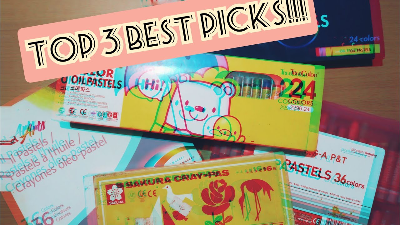 5 oil pastel brands | REVIEW AND COMPARISON |