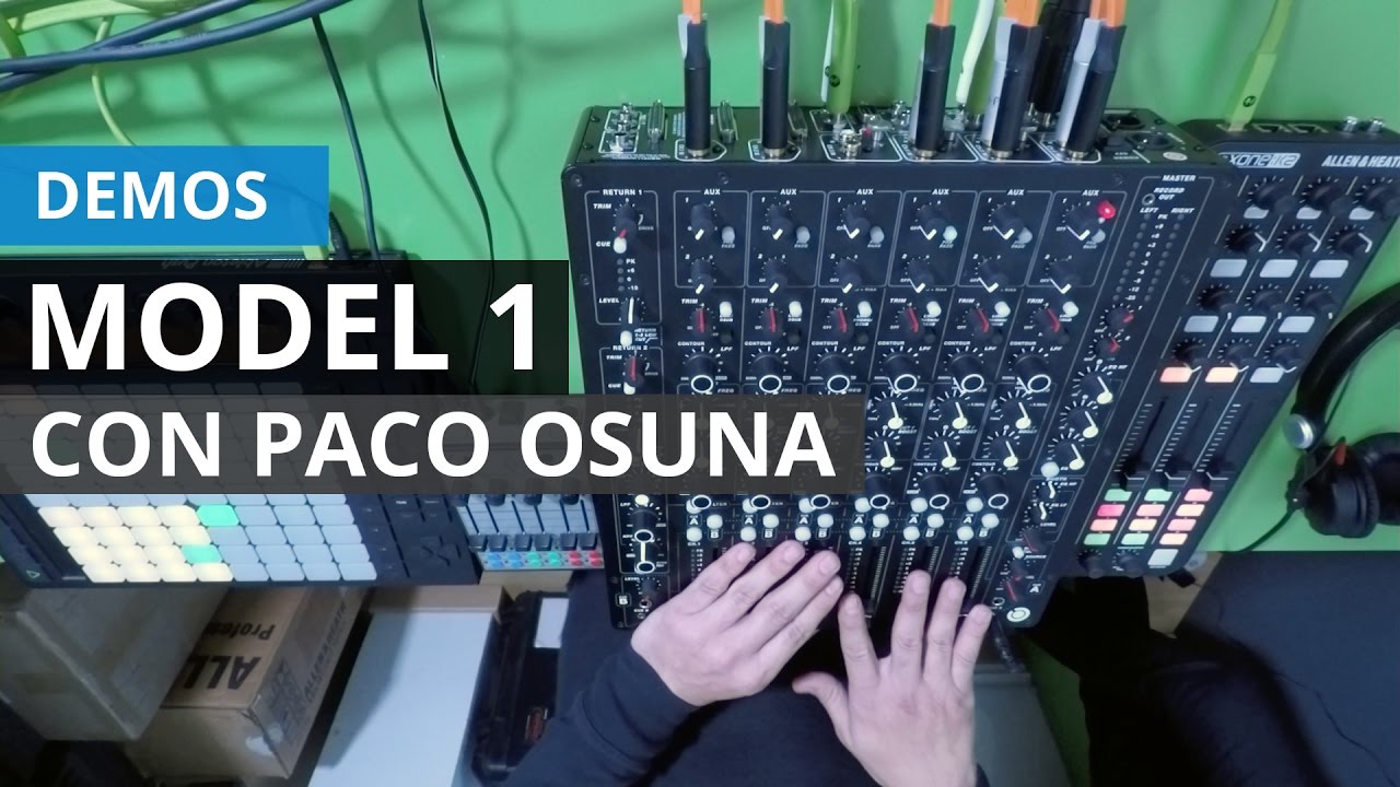 Paco Osuna presenta el mixer MODEL 1