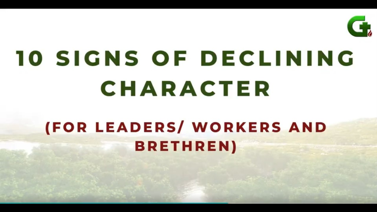 10 SIGNS OF DECLINING CHARACTER (PART 2) | Ptr. Cel Quicho | February 20, 2026 | AGGDAWNWATCH PRAYER