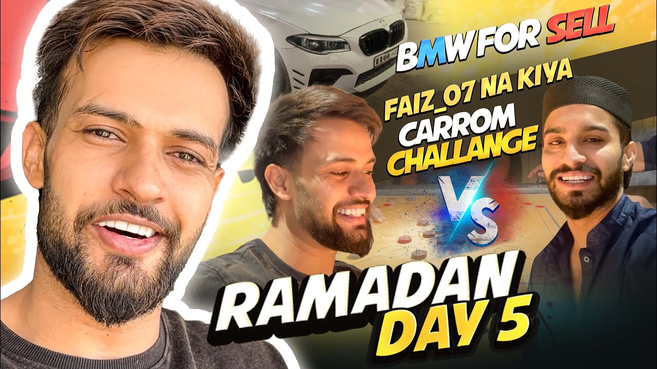 FAIZ NA  KIYA CARROM CHALLANGE | RAMADAN DAY ( 5 ) SHADAN FAROOQUI VLOG