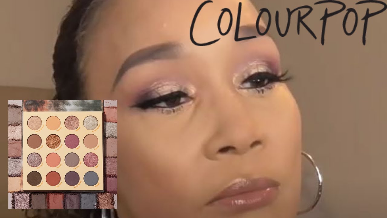 ColourPop Lust For Dusk Eyeshadow Tutorial | EASY Glam Eyeshadow Look LOST FOOTAGE!!!!
