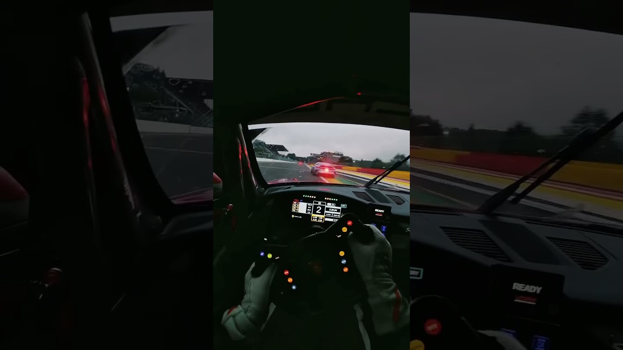 GT3 racing in the rain 🌧️