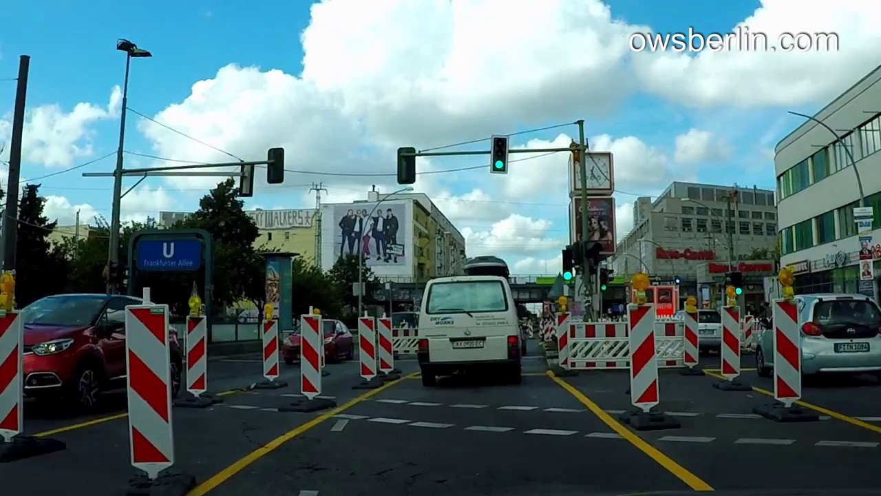 Driving in Berlin 2017: Marzahn - Westend