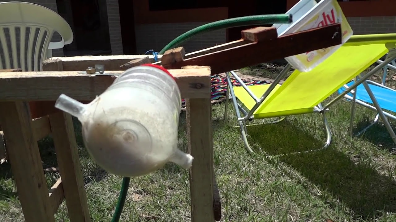 ALIMENTADOR PARA PEIXES SEM ENERGIA