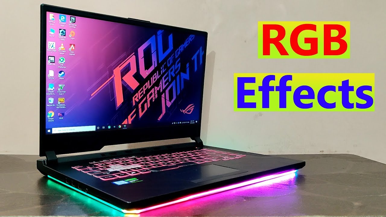 RGB Effects of Asus ROG Strix G 🔥