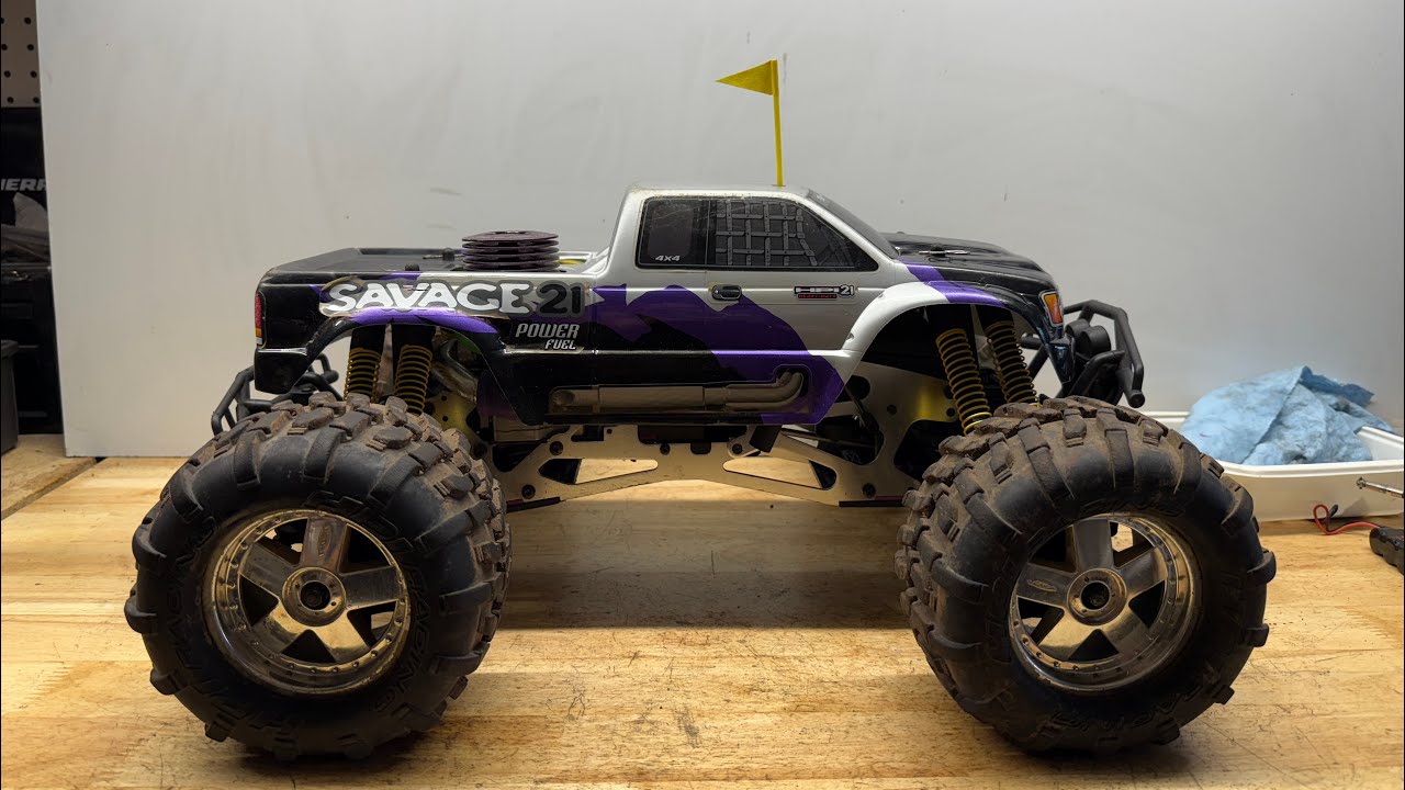 HPI SAVAGE 21 full restoration nitro RC 