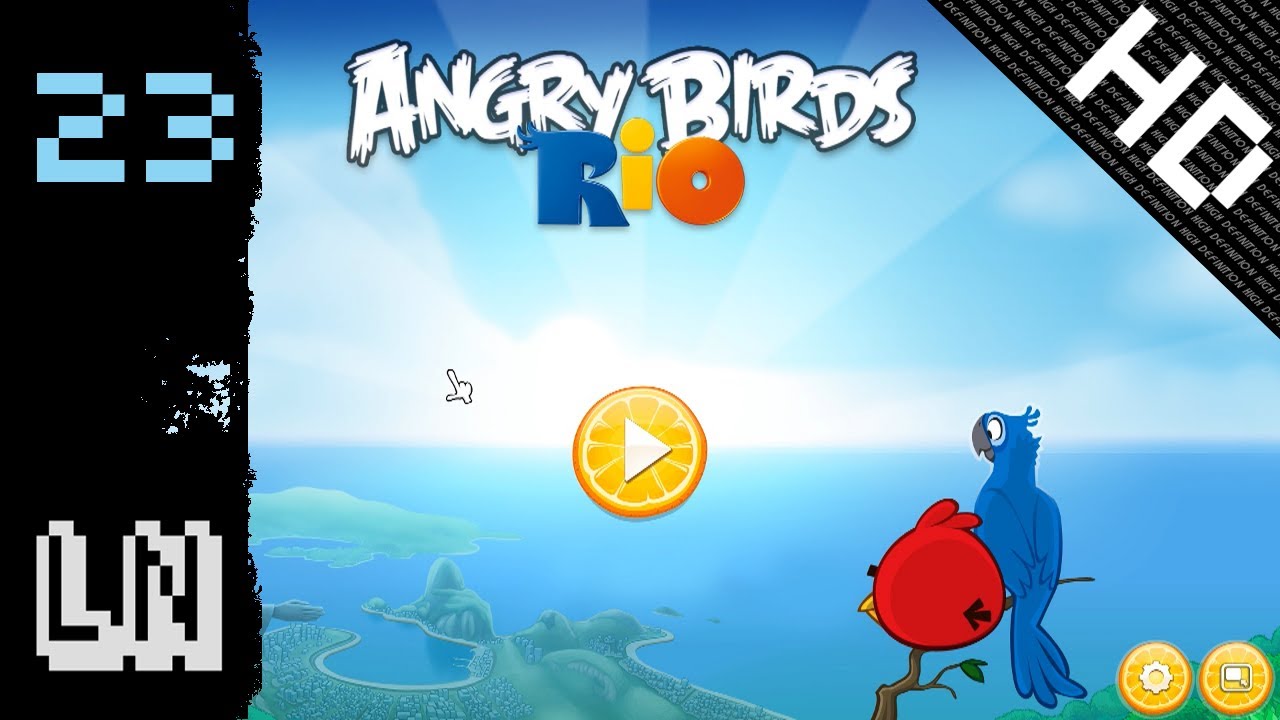 Let's Play Angry Birds Rio 23 - Golden Strazzleberries