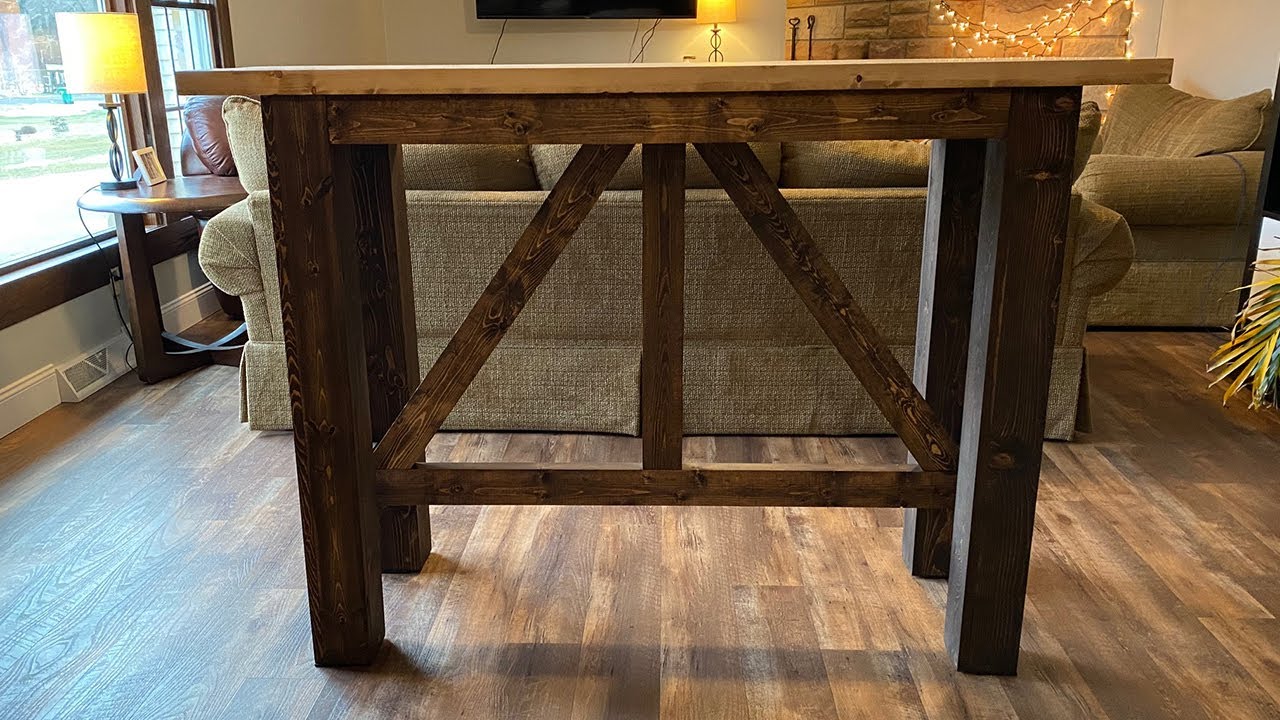 Building a Bar Height Table