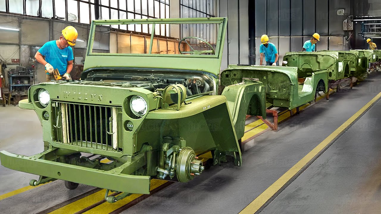 Inside Massive Filipino Factory Producing Classic WW2 Willys Jeep