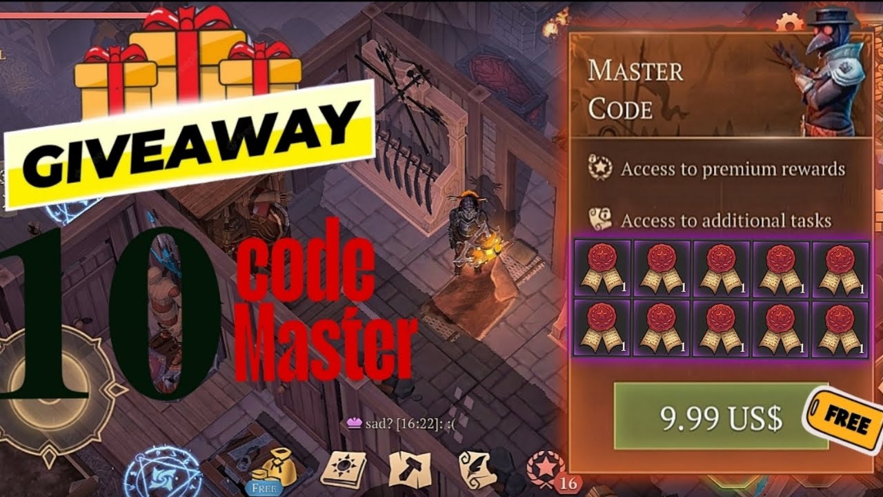 Grim Soul | Christmas giveaway - 10 code masters 