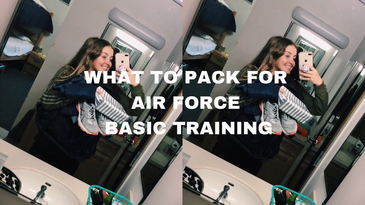 PACKING FOR AIR FORCE BMT & TECH SCHOOL // backpack initiative // updated (2018)