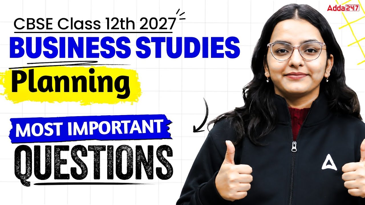 Planning Important Questions | Class 12 Business Studies Chapter 4 | Board Exam 2027