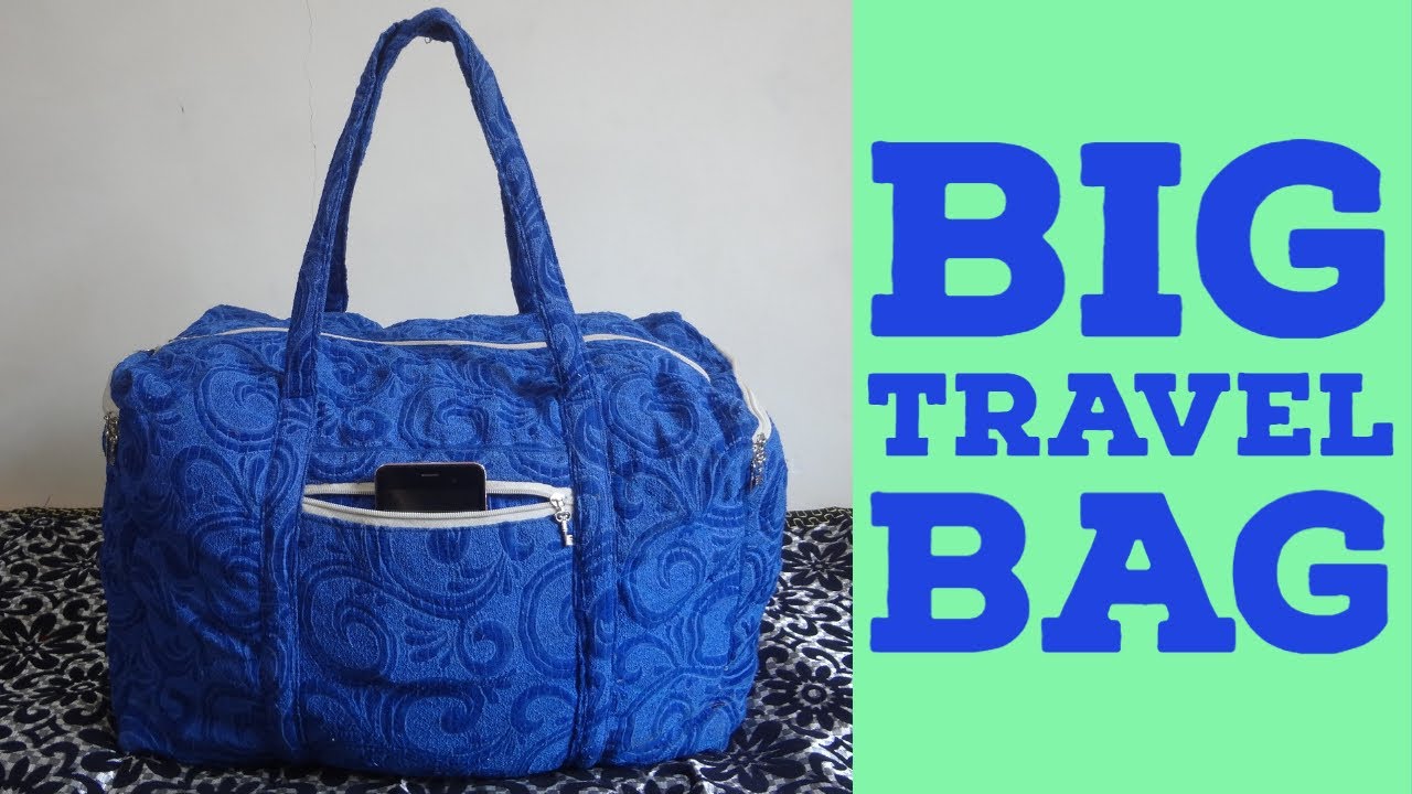 How to Make Big Travel Bag | बडा ट्रॅव्हल बॅग बनाना सीखिए | DIY | Hindi | Jyoti Artworks