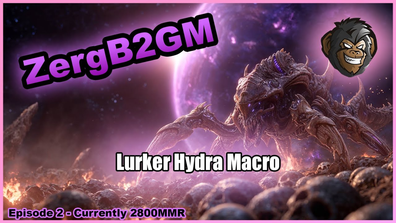 Zerg Bronze to GM - Low APM Macro Only - Currently 2800MMR