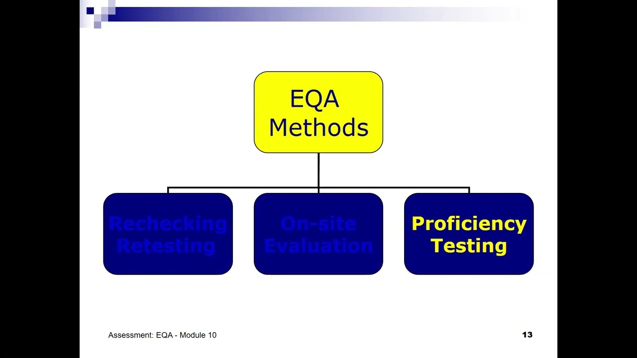 Assessment &ndash; External Quality Assessment EQA and Case Review