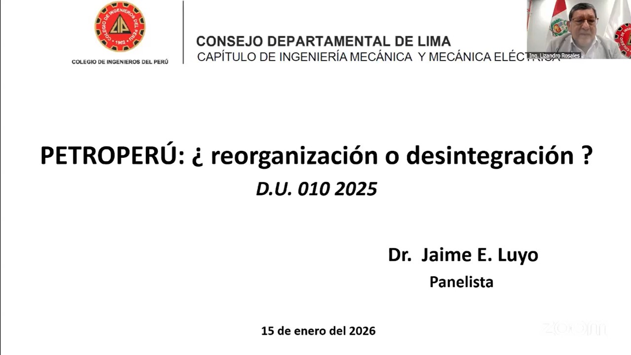 SIMPOSIO: ANÁLISIS DEL DECRETO DE URGENCIA N° 010-2025