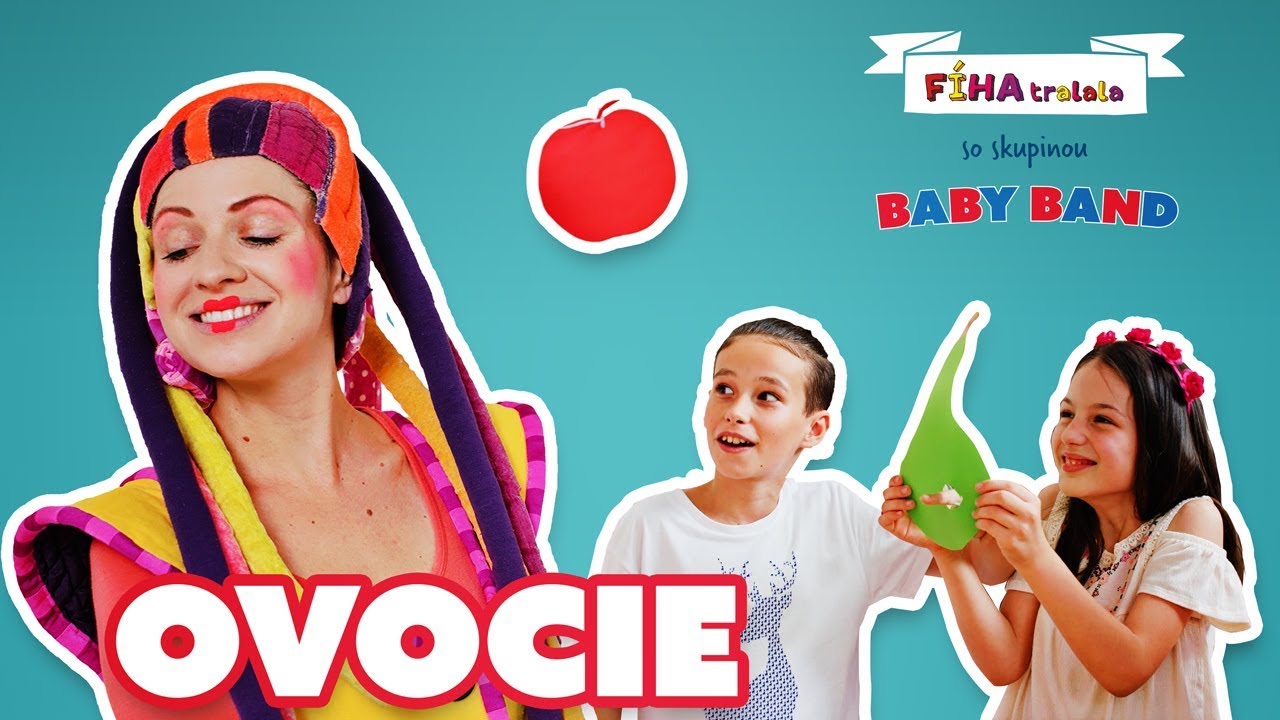 FÍHA tralala - OVOCIE - Ovocná pesnička! 🍎🍐🍒🍇🎶vzdelávacie video pre deti s pesničkou o ovocí