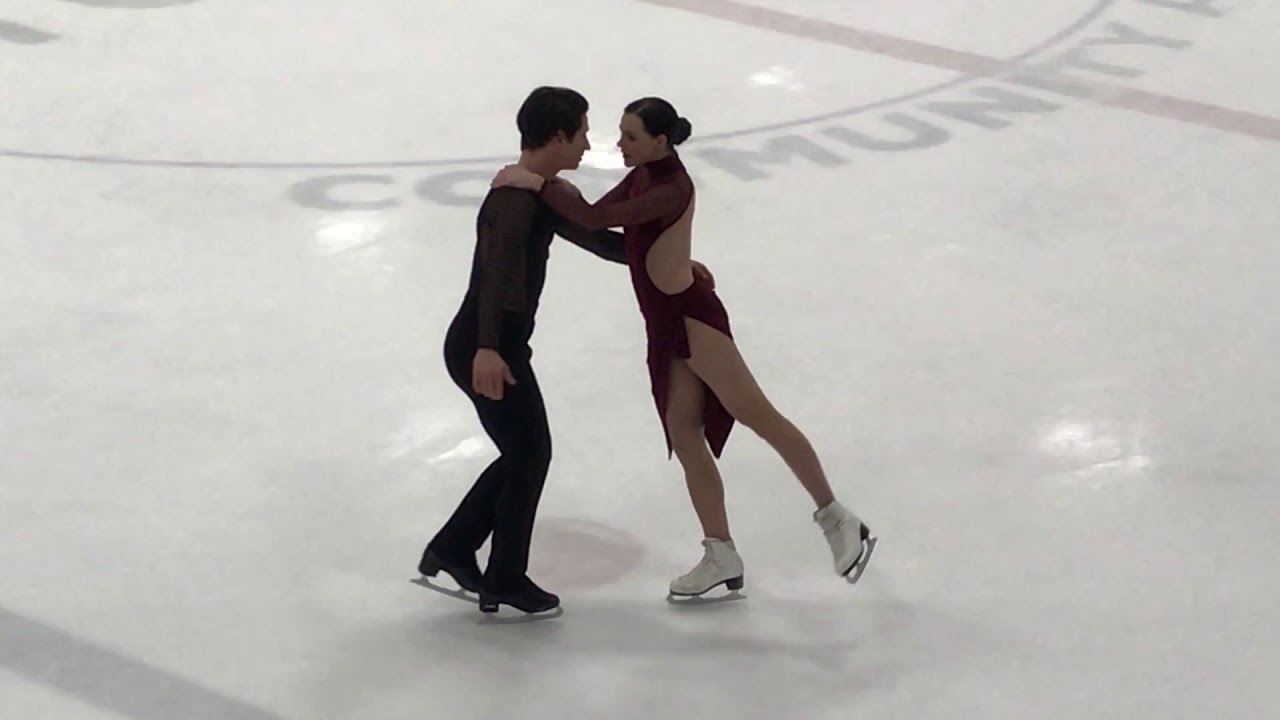 Tessa Virtue & Scott moir - FD Practice with Music - CTNSC18