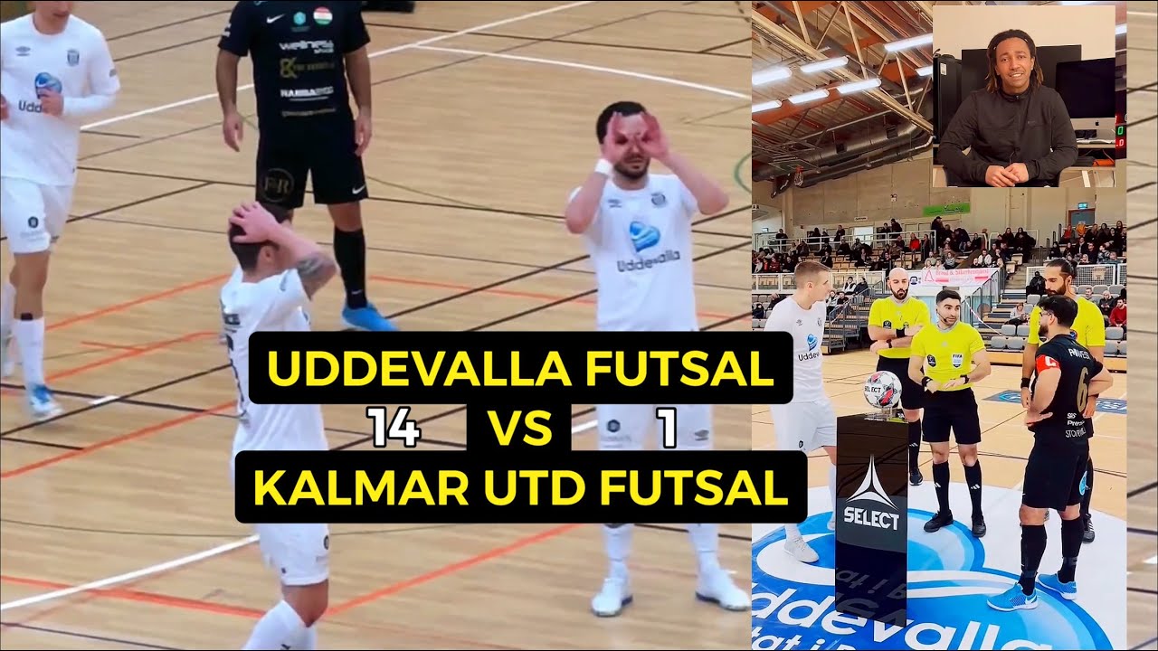 Uddevalla Futsal vs Kalmar Utd Futsal 14-1 Match goals highlights/ SFL Sweden 🇸🇪⚽️