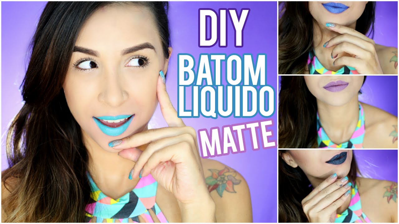 DIY: Batom Líquido Matte