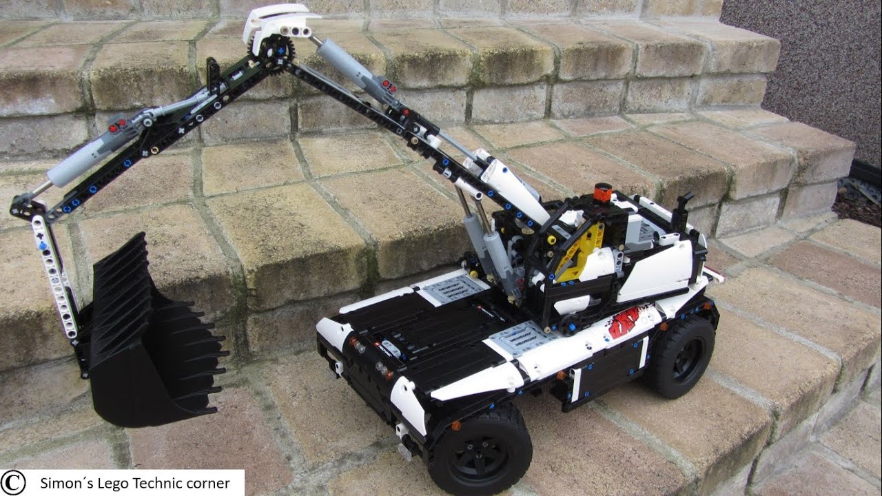 Lego Technic Wheel Excavator [MOC] | 10 motors!