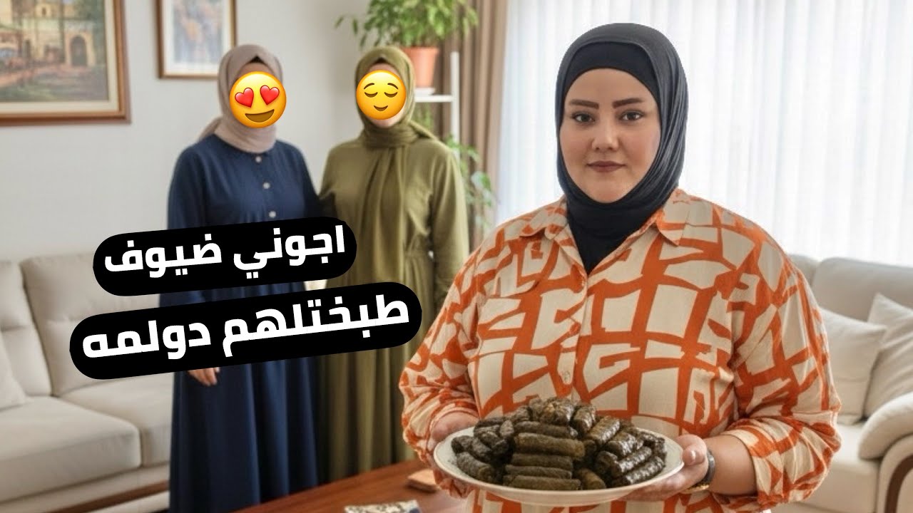اجوني ضيوف وطبختلهم دولمه تخبللل 