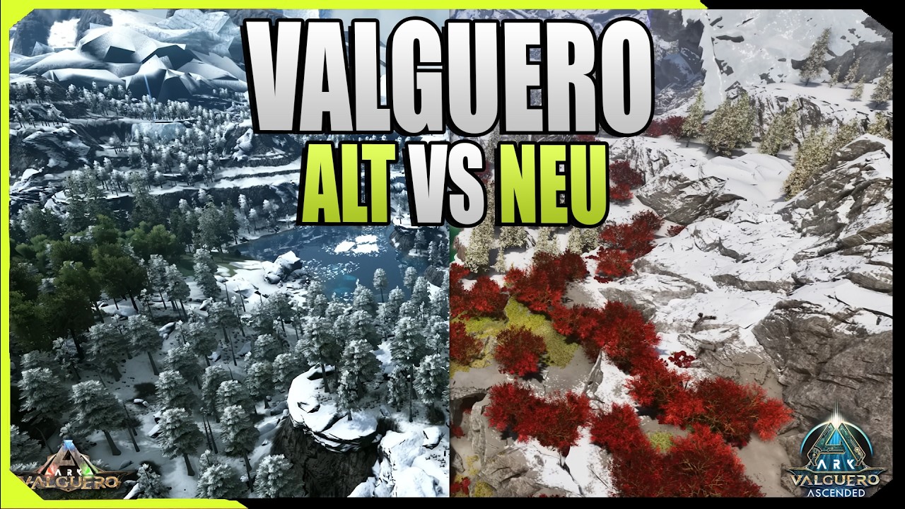 ARK Ascended vs ARK Survival Evolved &ndash; Valguero Grafikvergleich! Welche Map ist besser?