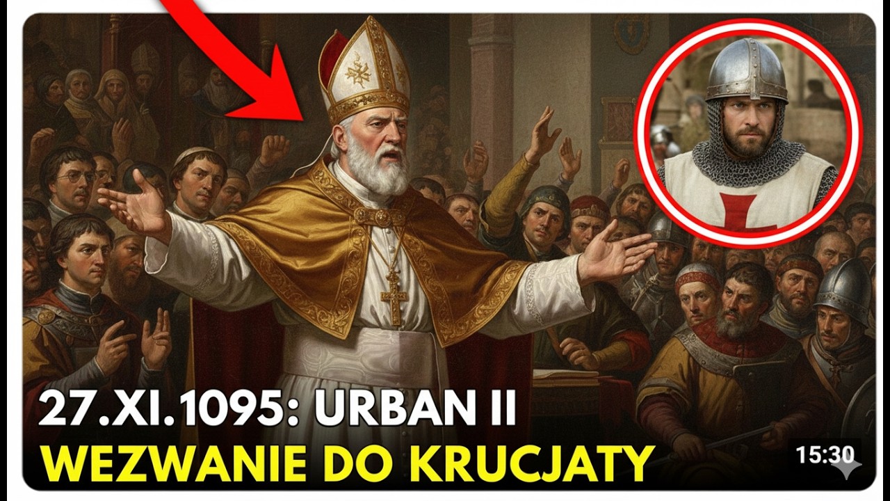 27 XI 1095 Pierwsza Krucjata Urban II Odpala Iskrę Wojny !