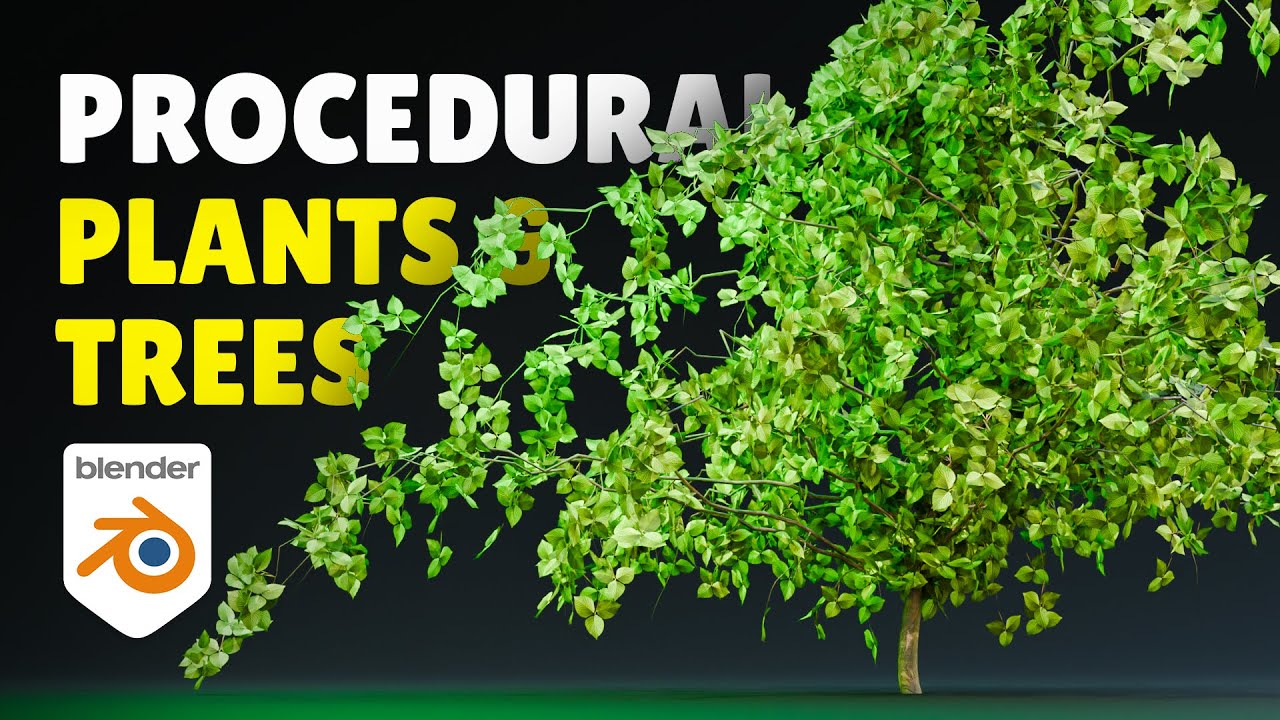 Create Plants and Trees in Blender 4.0! (Geometry Nodes Tutorial | Part 2)