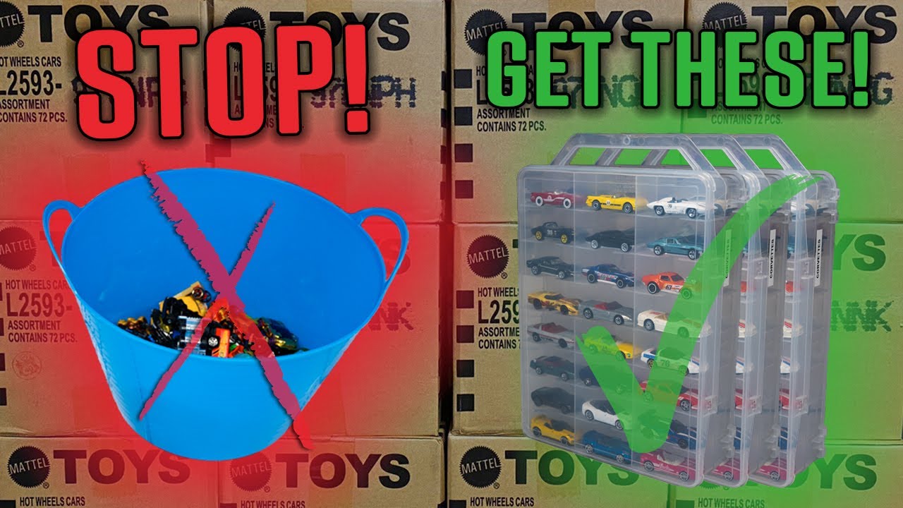 How To Store Your Loose Hot Wheels Cars - Cheapest and Best Options!