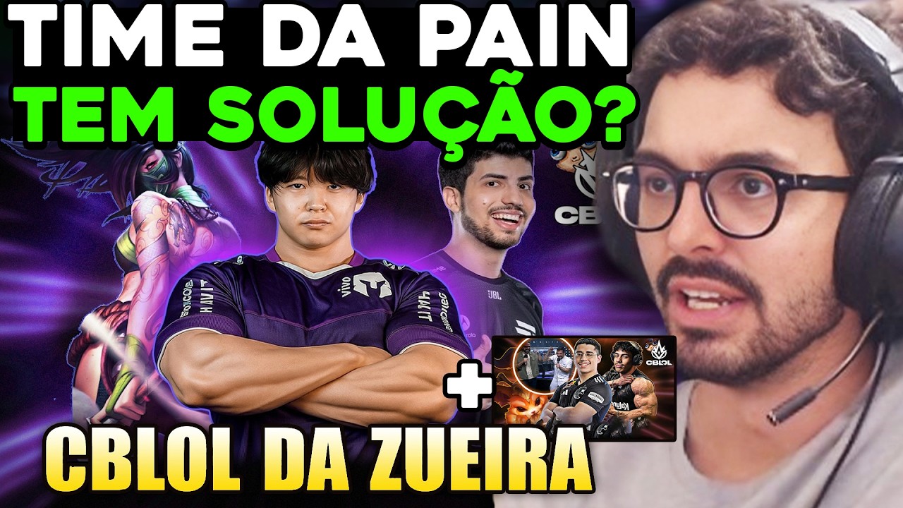 MIREU VIROU o FAKER pra HUMILHAR a PAIN e GNAR JG DO TATU - MYLON REACT CBLOL DA ZUEIRA BRONZIOCRE