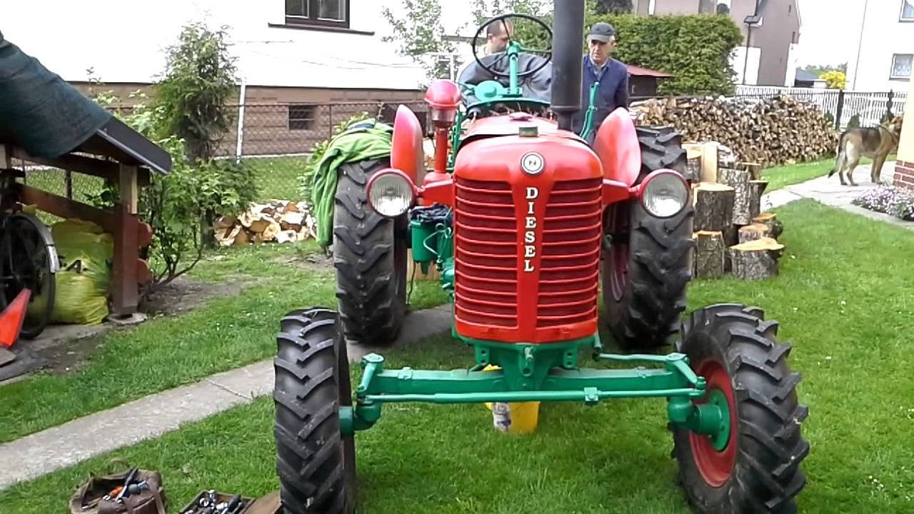 Zetor 25 štípání dřeva