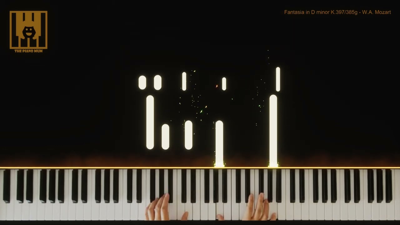 🎵 Fantasia in D minor, K.397/385g - W.A Mozart 🎹 The Piano Mum 👩