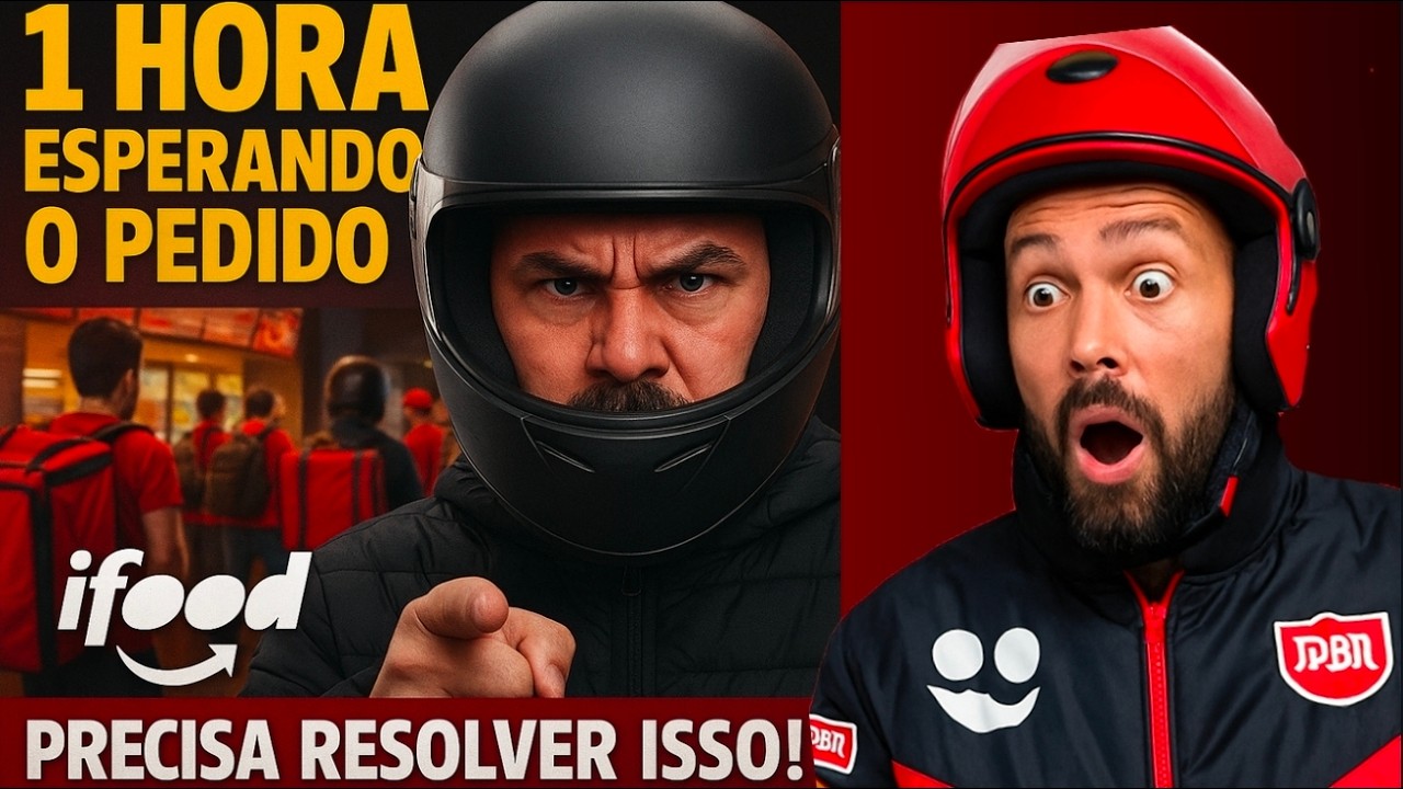 “iFood precisa mudar isso urgente! Entregadores cansados de esperar pedido pronto 🚨”