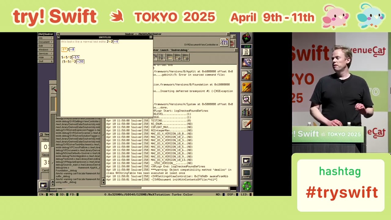 try! Swift Tokyo 2025 - I Built an App for NeXTSTEP or: