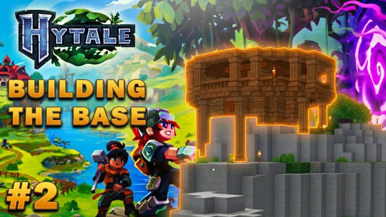 Hytale Let's Play - Part 2 - Building the Base