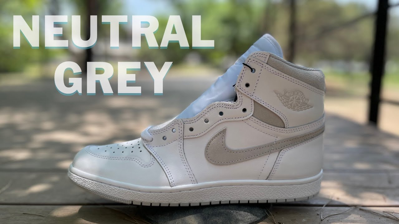 Air Jordan 1 Hi 85 Neutral Grey - Review en español!