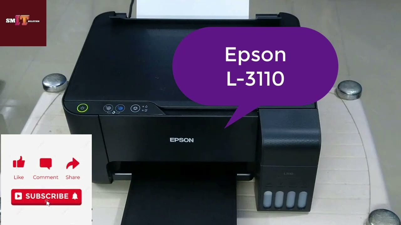 Epson Printer Head Cleaning Support Series L-3110, L-3115, L-3101, L-3116, L-3150