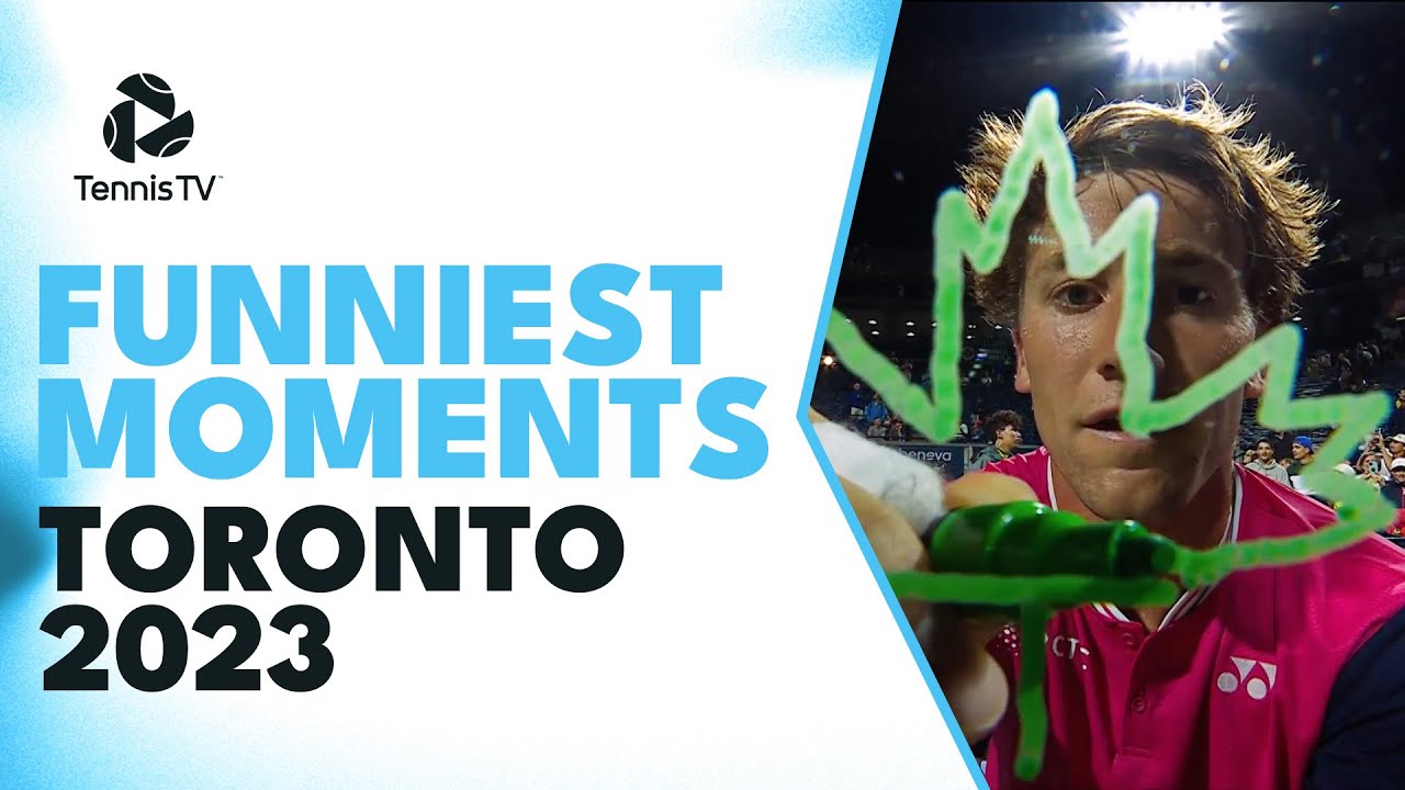 Forfeit Press Ups, Rock, Paper, Scissors & Classic Rublev! 😂 | Toronto 2023 Funniest Moments