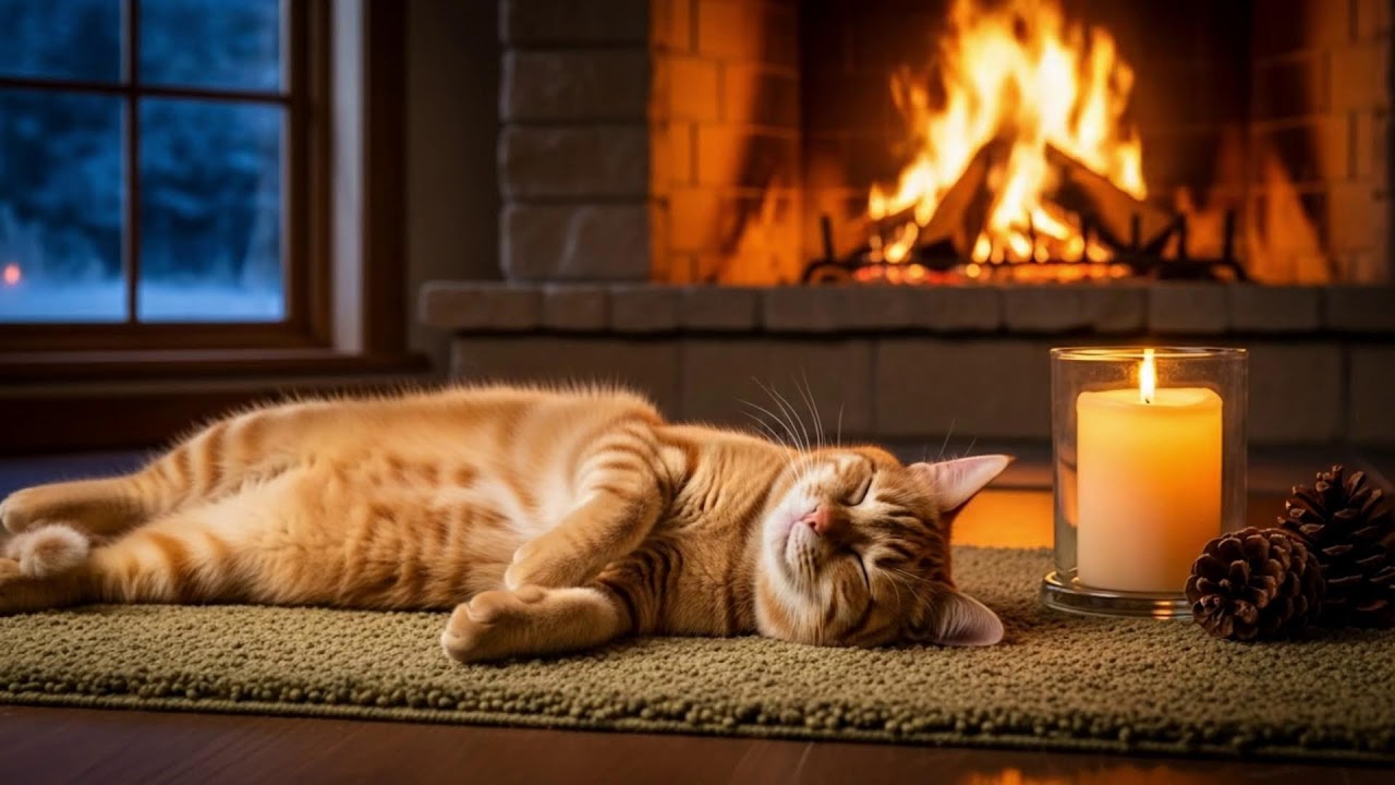 Calming Music For Cats 🐾 432Hz Anxiety Relief Sounds And Cozy Sleep Atmosphere