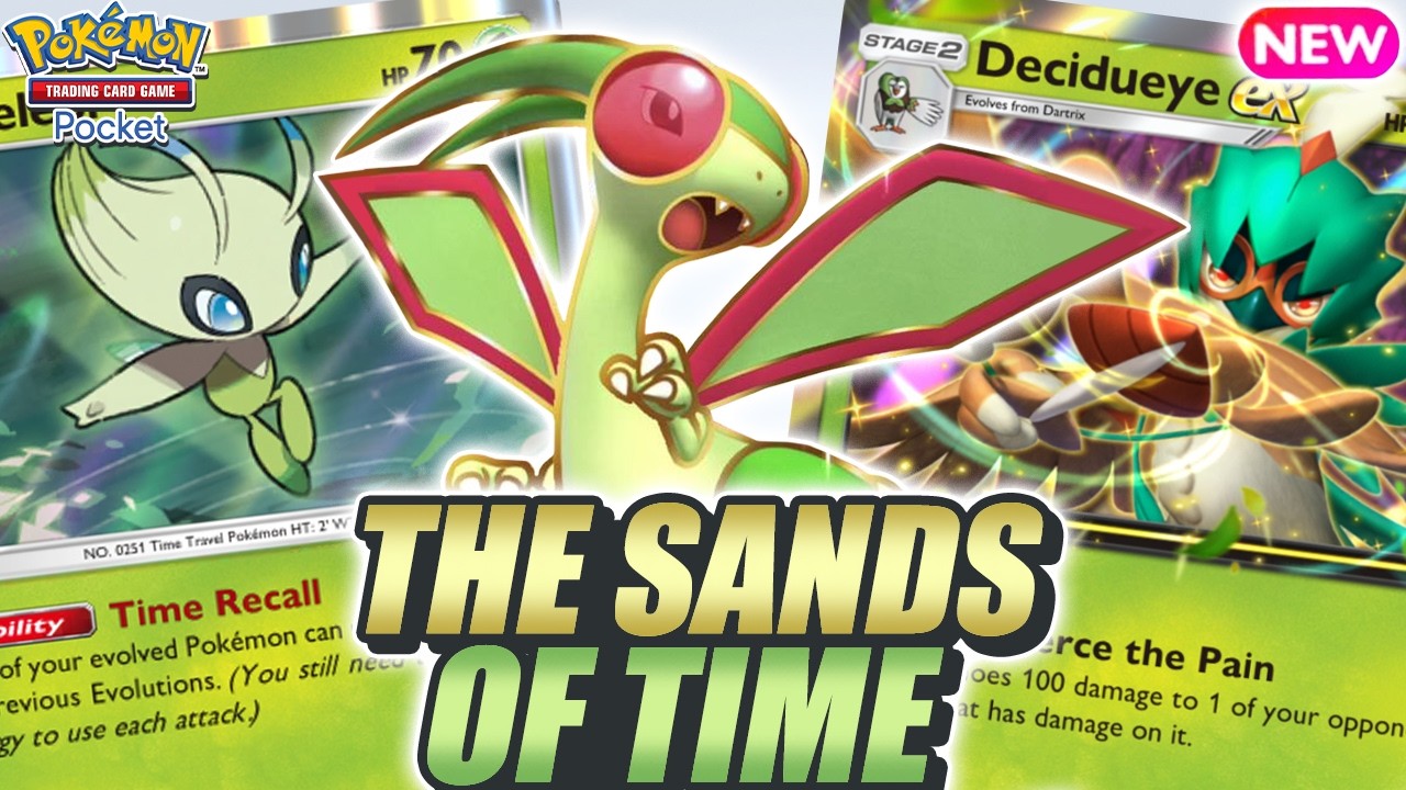 NO ESCAPE ! FLYGON & CELEBI Set Perfect Targets for DECIDUEYE ! - Pokemon TCG Pocket